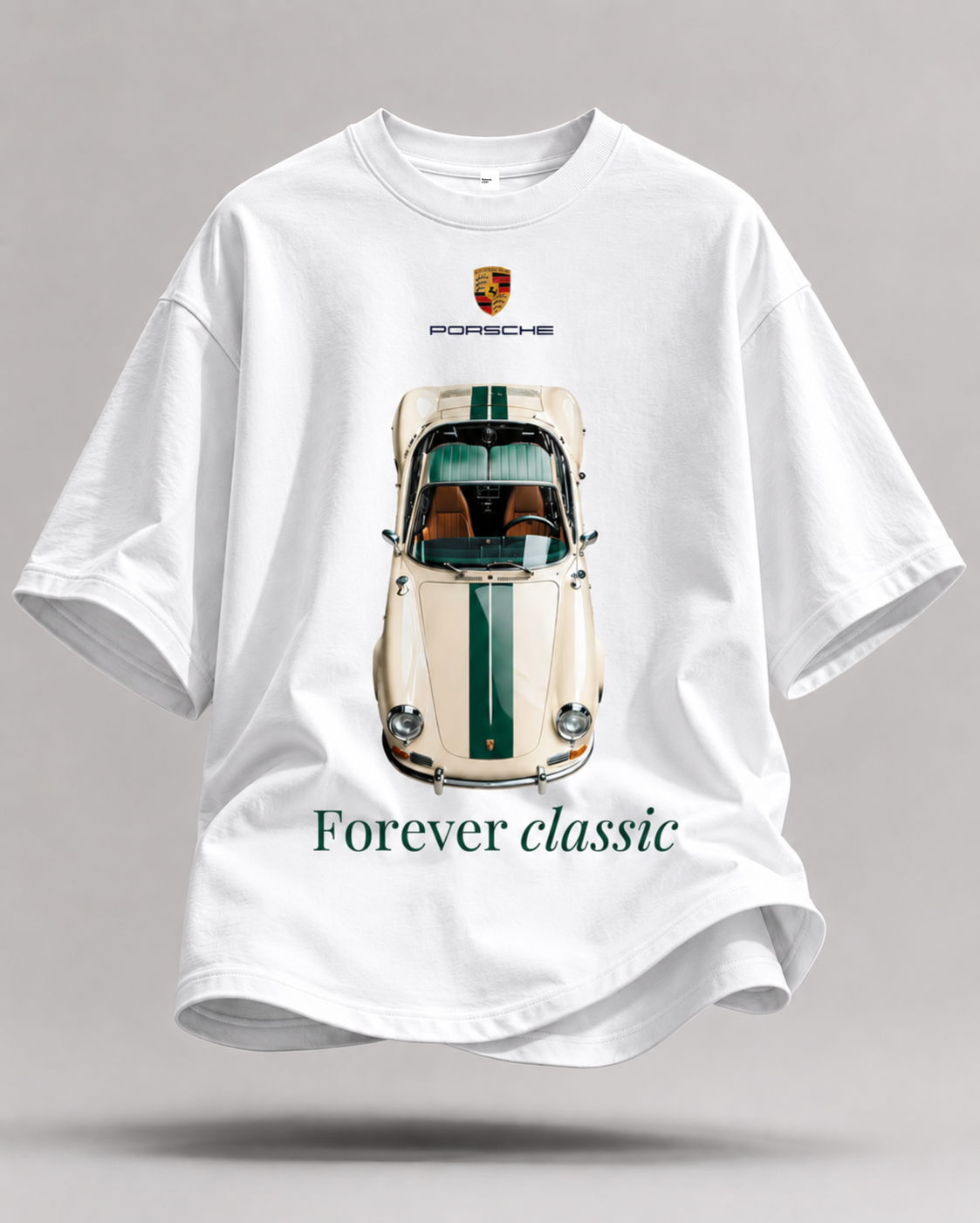 Pure White Forever Classic Oversized Tee