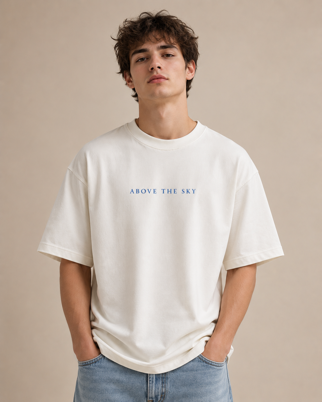 Above The Sky Eiffel Oversized Tee