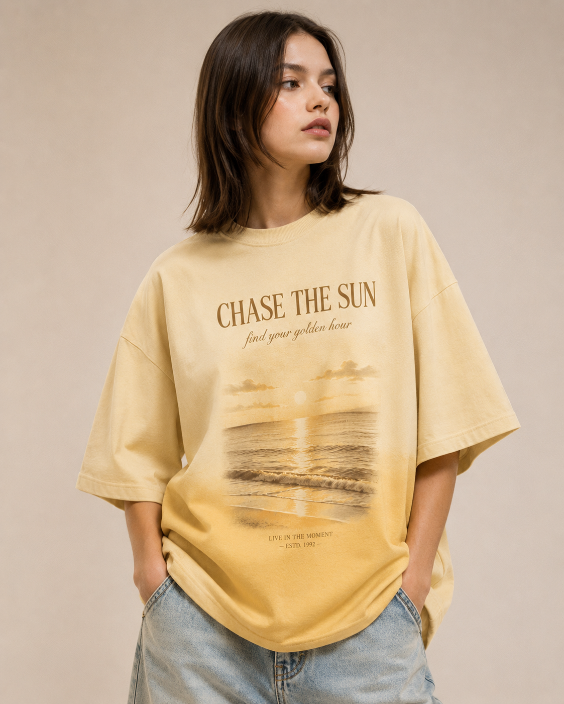 Chase The Sun Oversized Tee