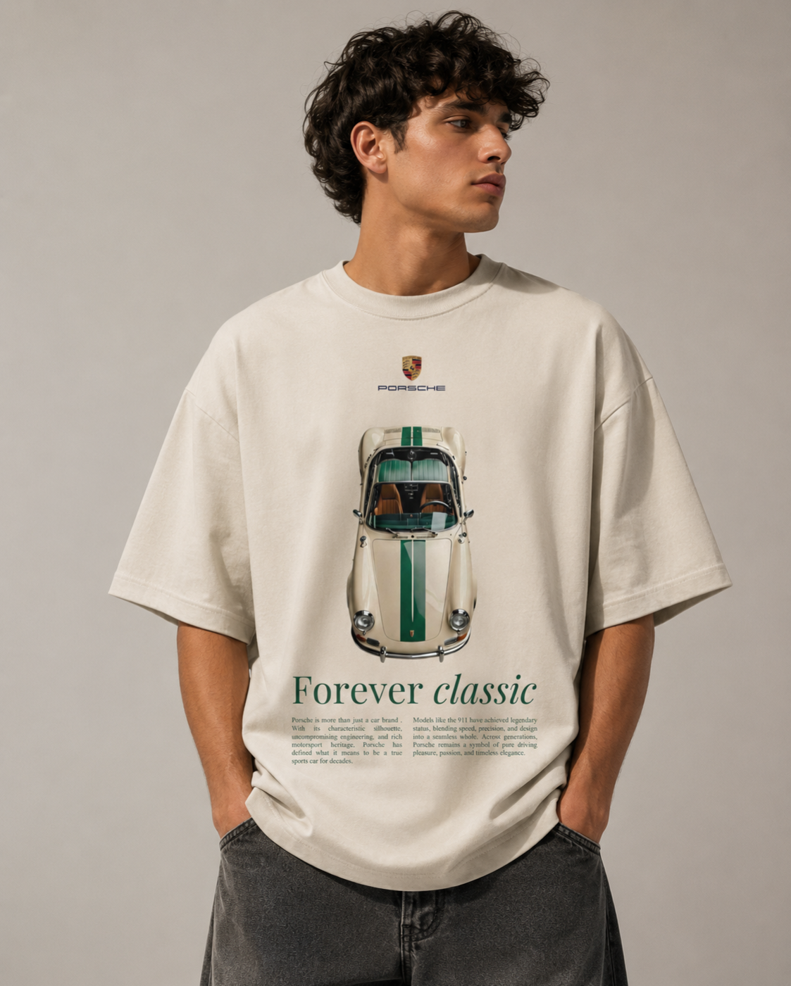Forever Classic Porsche Oversized Tee