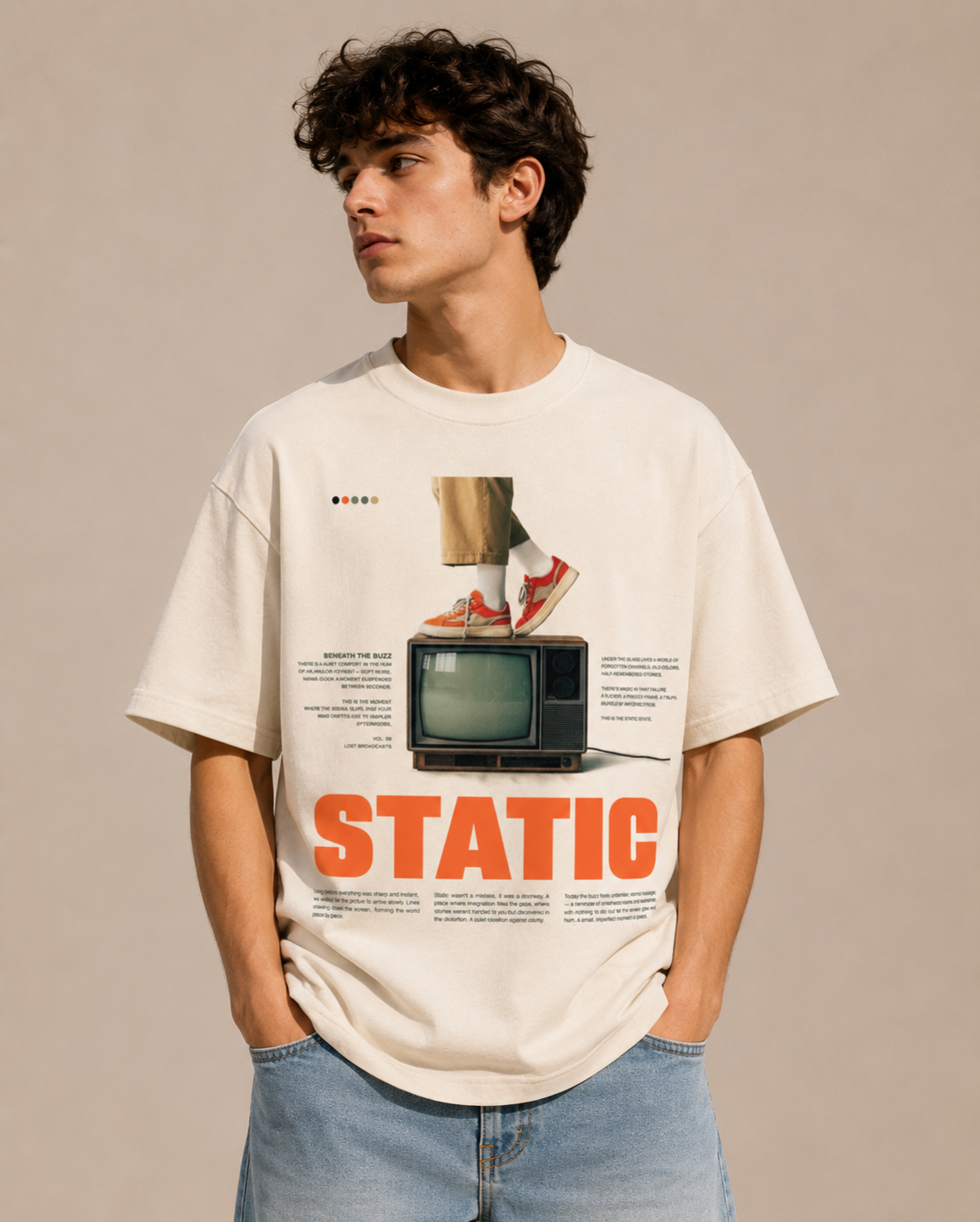 Static Oversized Tee