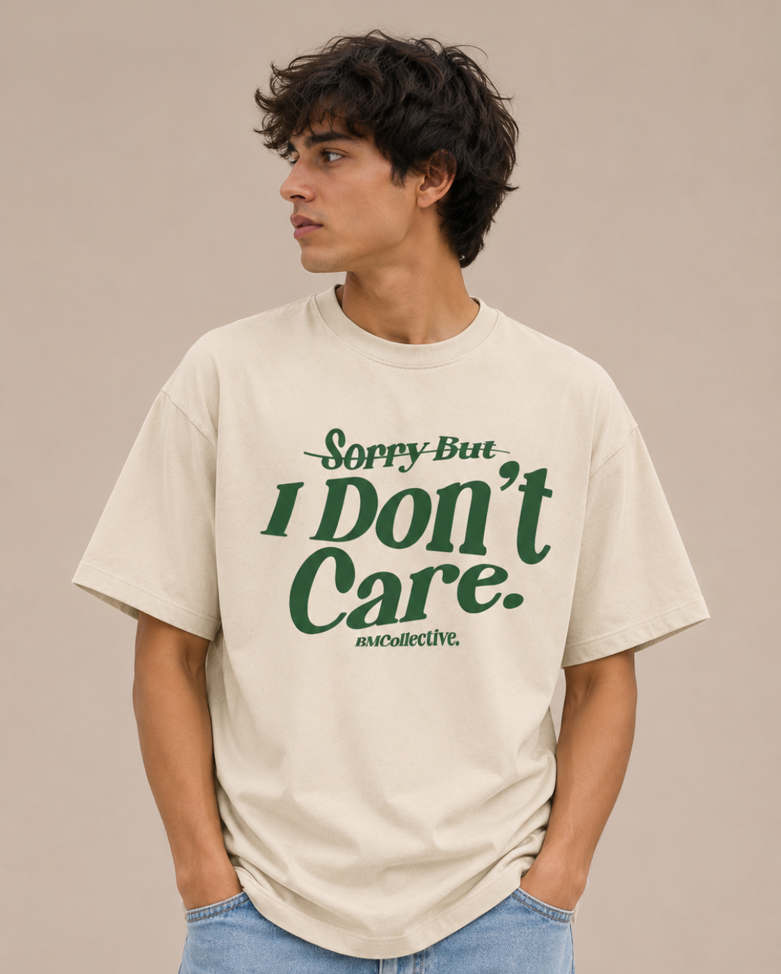 Sorry But I Don’t Care Oversized Tee