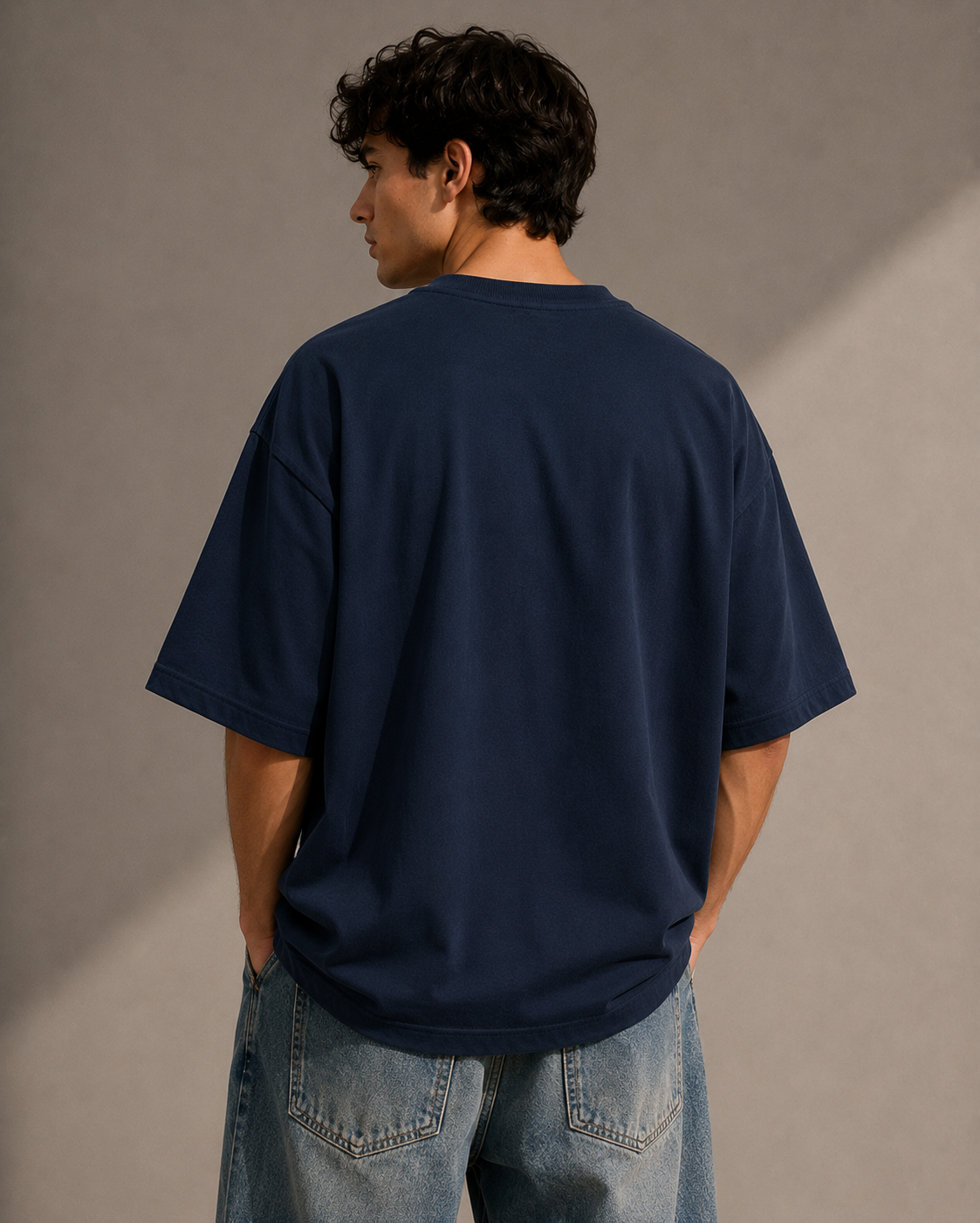 Legends of Performance Oversized Tee – Midnight Navy