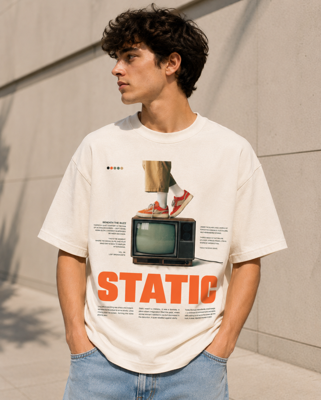 Static Oversized Tee