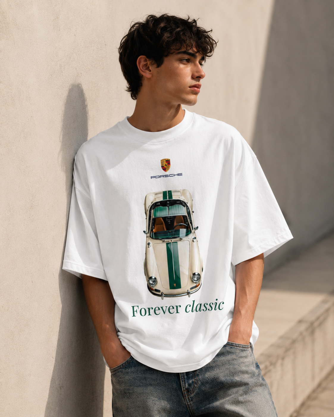 Pure White Forever Classic Oversized Tee