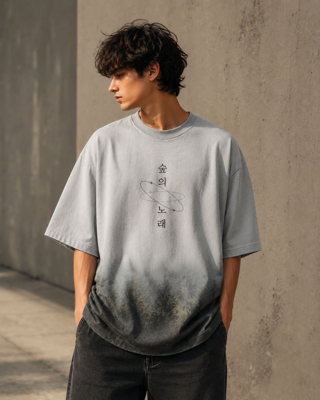 Orbit Noir Oversized Tee