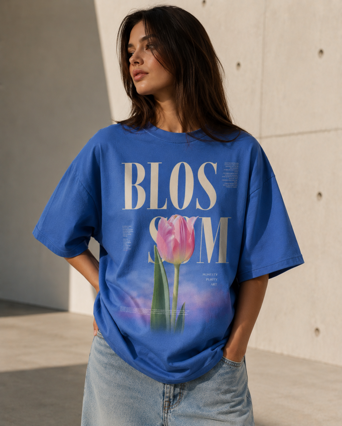 Blossom Oversized Tee