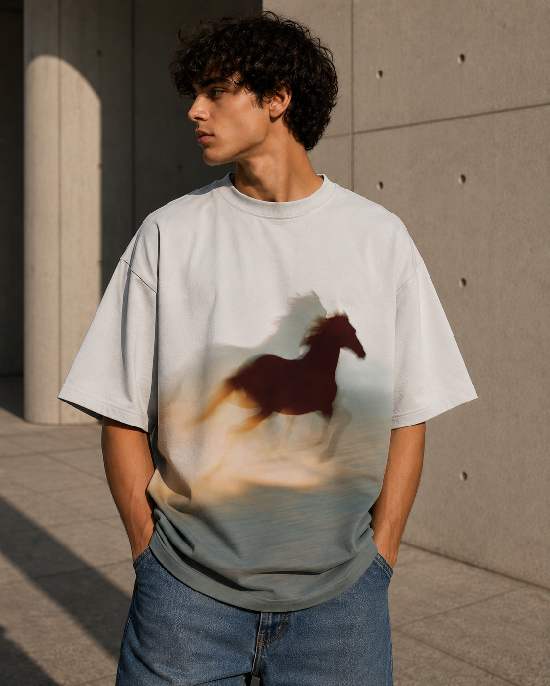 Phantom Run Oversized Tee
