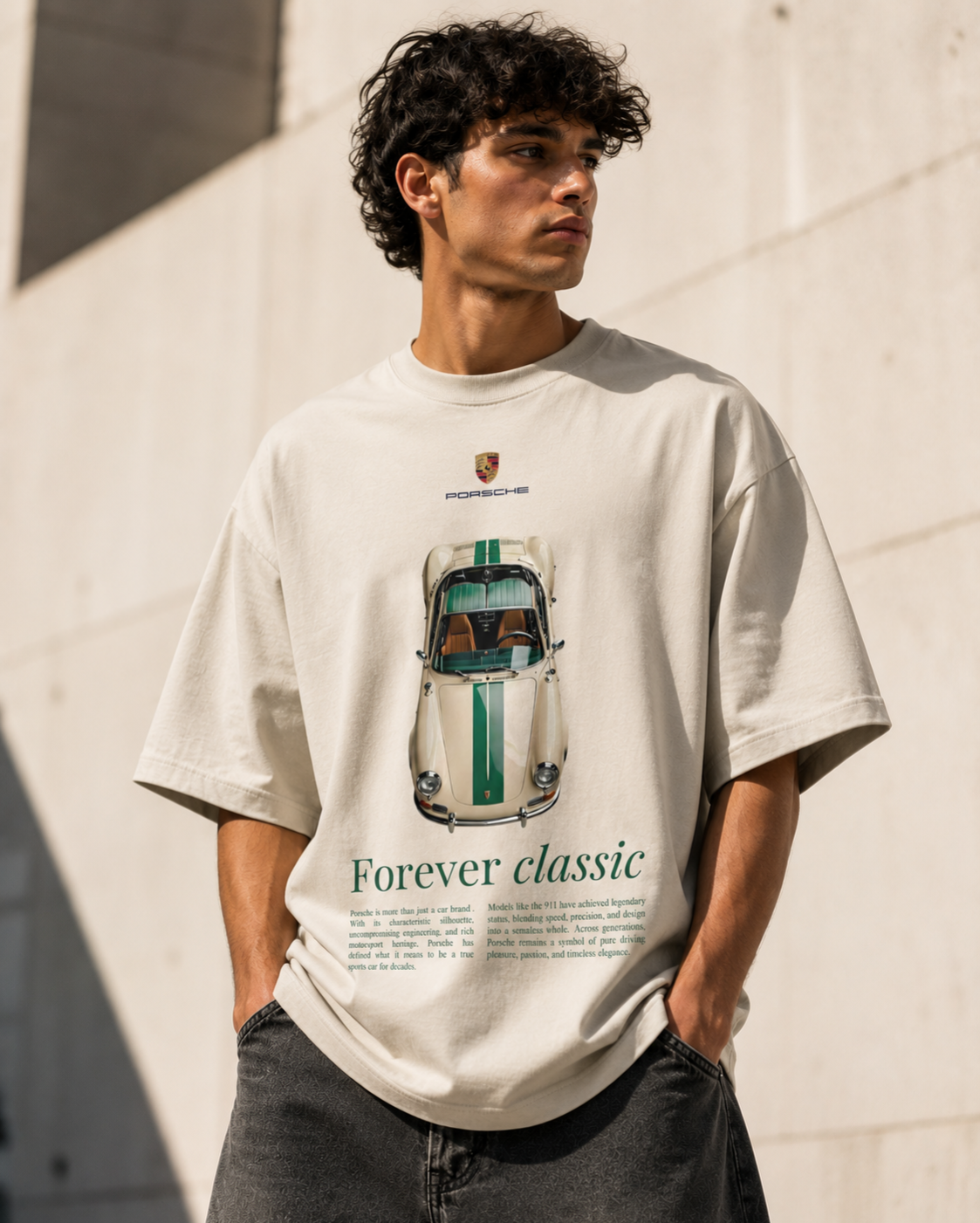 Forever Classic Porsche Oversized Tee
