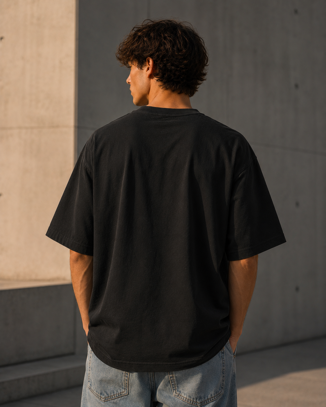 Travel Sunset Oversized Tee